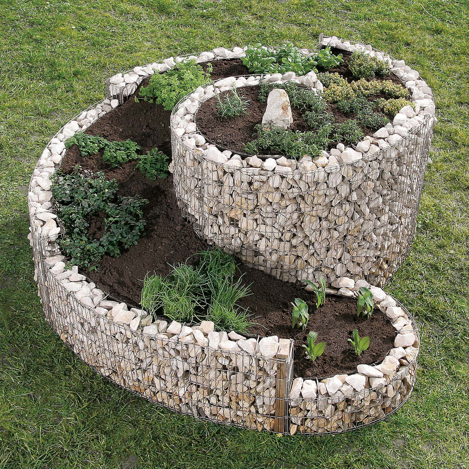 Construction kit gabion herb spiral L